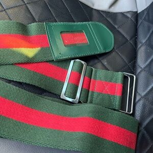Stylish Green and Red Men's Bag
